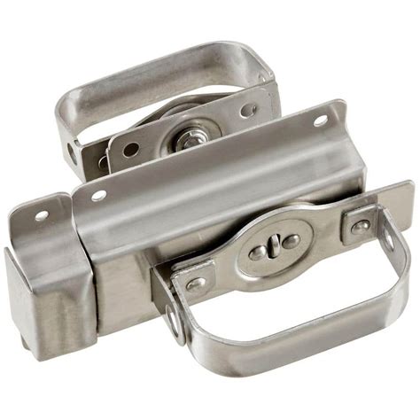 swinging door latch stainless steel